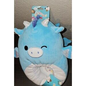 Squishmallow  Slippers Tatiana The Dragon Squishy Size 4/5 Youth Kids NEW!